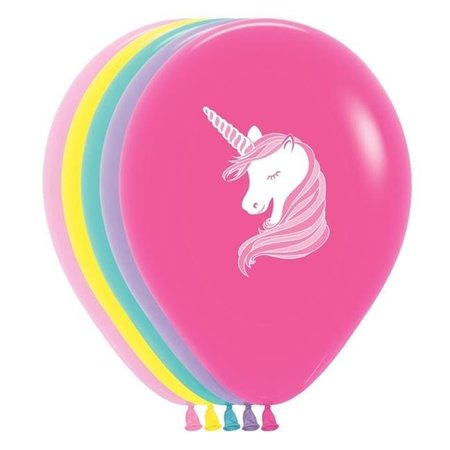 BETALLIC Betallic 91876 11 in. Unicorn Latex Balloons 91876